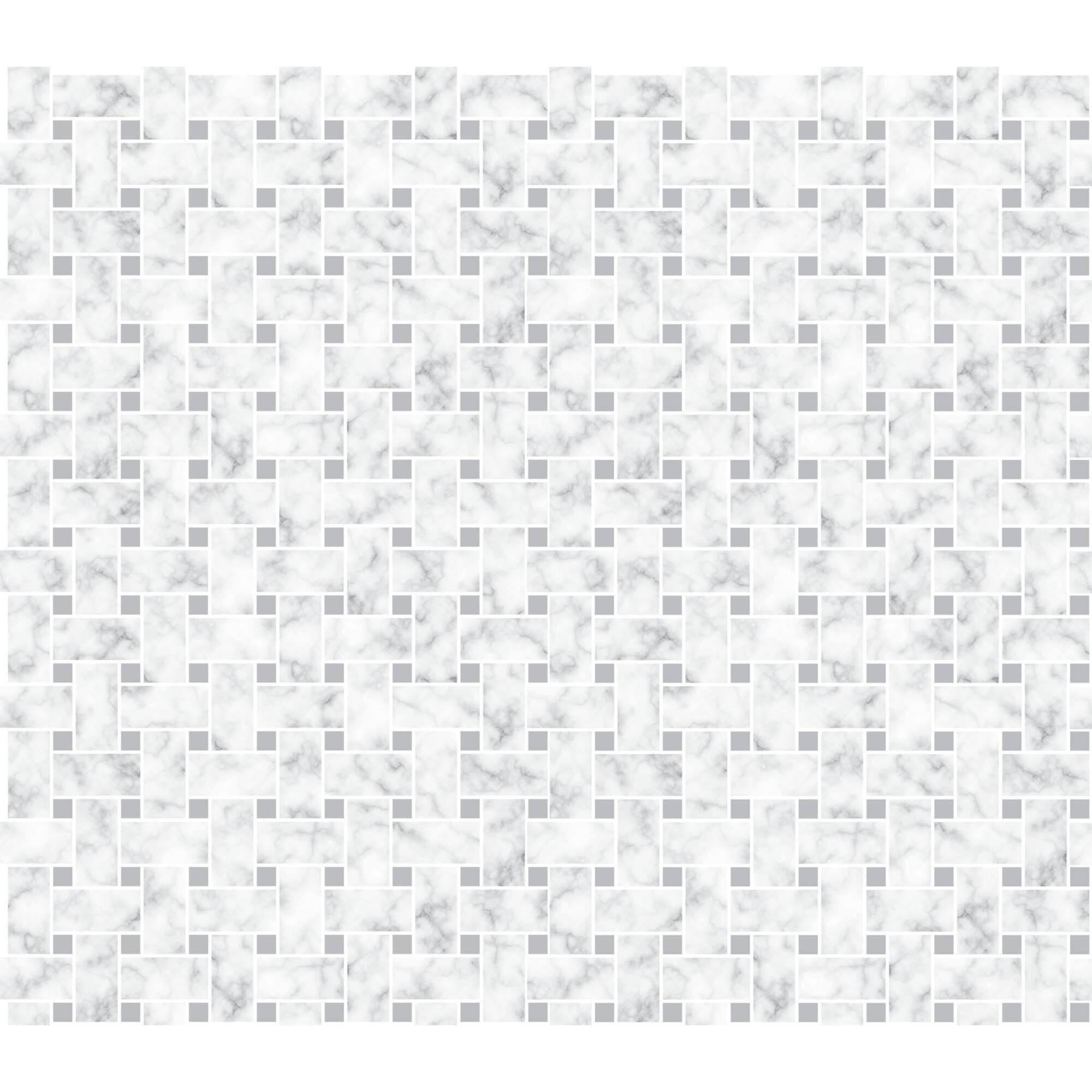 InHome Bianco Carrara Tile Peel & Stick Backsplash